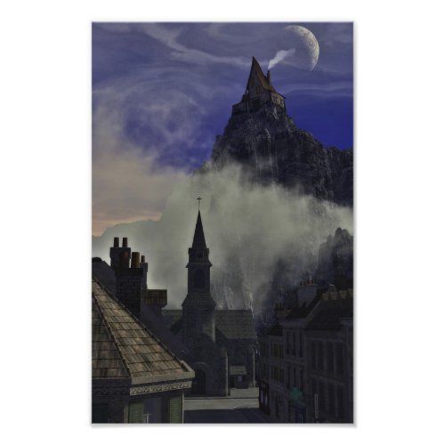 The Strange High House In The Mist Photo Print