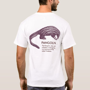 The Strange Pangolin, with definition, T-Shirt