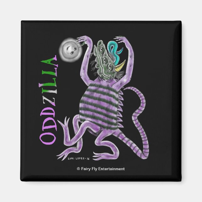 The Strange Tail Of Oddzilla Magnet (Front)