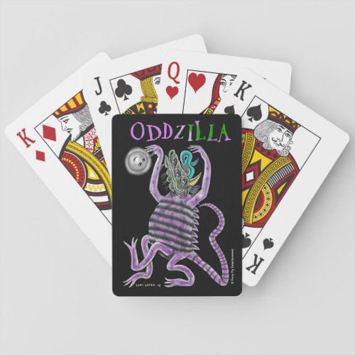 The Strange Tail Of Oddzilla Poker Cards