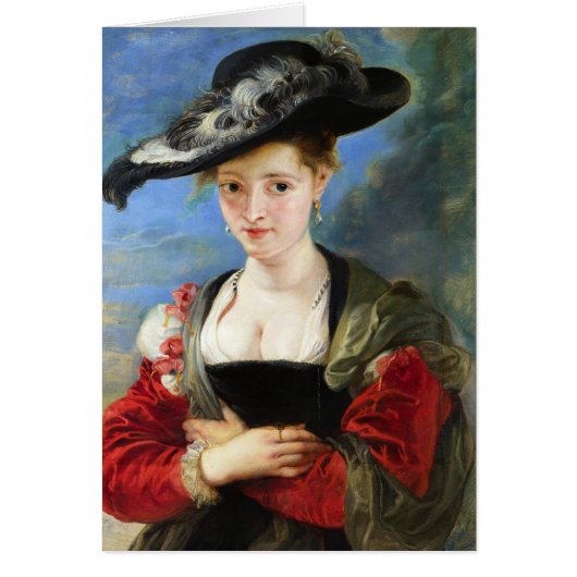 The Straw Hat Peter Paul Rubens masterpiece Cards (Front)