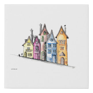 The Street Faux Canvas Print
