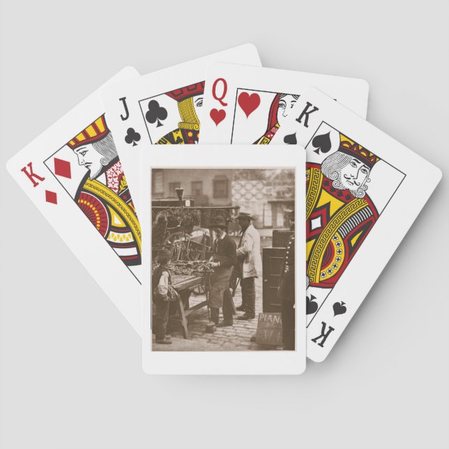 The Street Locksmith, from 'Street Life in London' Poker Cards (Back)
