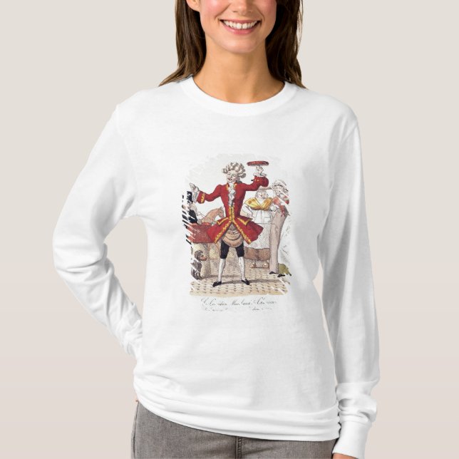 The Street Singer, engraved by Alois Senefelder T-Shirt (Front)