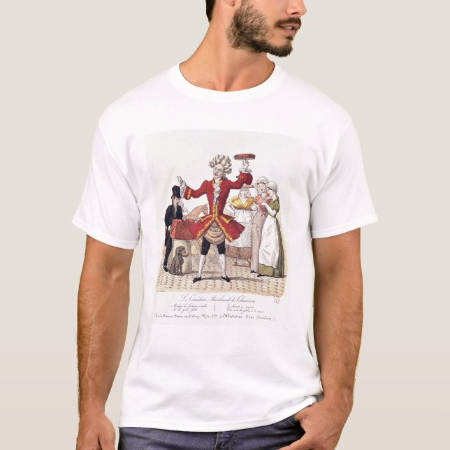 The Street Singer, engraved by Alois Senefelder T-Shirt (Front)