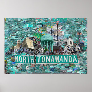 The Streets of North Tonawanda NY Poster