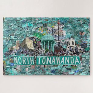 The Streets of North Tonawanda NY Puzzle 