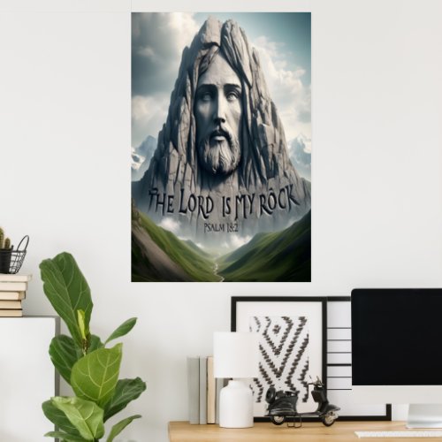 The Strength of My Salvation The Lord Is My Rock Poster