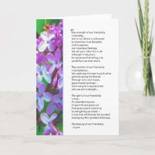 The Strength of Our Friendship... Card