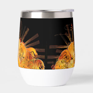 THE STRINGS OF SUNSHINE THERMAL WINE TUMBLER