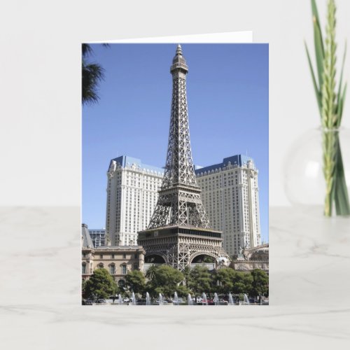 The Strip Paris Las Vegas Luxury Hotel Card