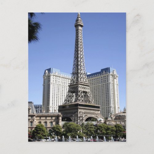 The Strip Paris Las Vegas Luxury Hotel Postcard