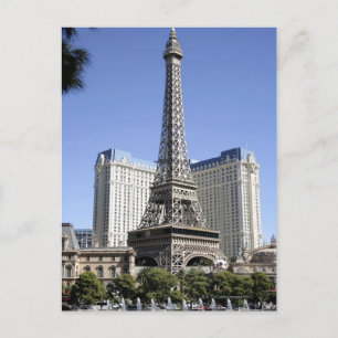 The Strip, Paris Las Vegas, Luxury Hotel Postcard