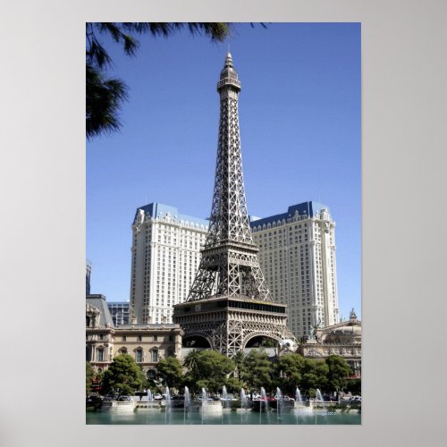 The Strip Paris Las Vegas Luxury Hotel Poster