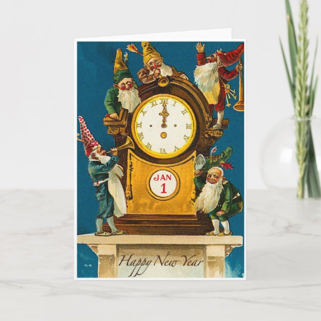 The Stroke of Midnight Holiday Card (Front)