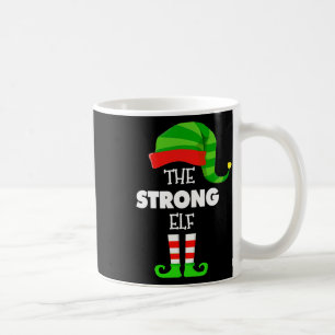 The Strong Elf Group Matching Family Christmas Pjs Coffee Mug