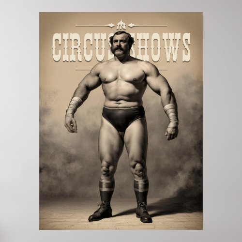 The Strong Man _ 18 x 24 Poster