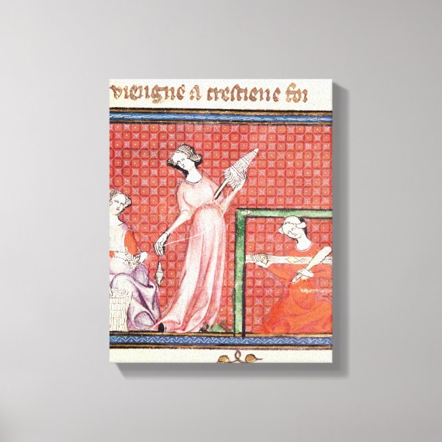 The Strong Woman of the Scriptures Spinning Canvas Print (Front)