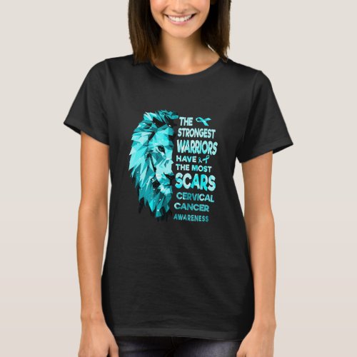 The Strongest Cervical Cancer Warriors T_Shirt