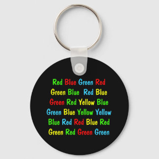 The Stroop Test Keychain