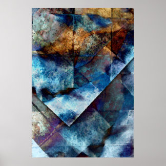 The Structure of Blue Fine Art Print