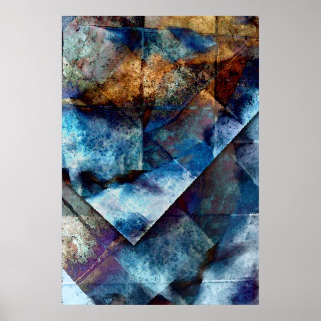 The Structure of Blue Fine Art Print (Front)