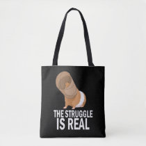 The Struggle is Real Gift Funny Guinea Pig Tote Bag