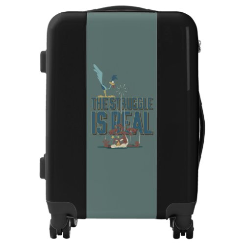 The Struggle Is Real ROAD RUNNER  Wile E Coyote Luggage