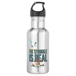 The Struggle Is Real ROAD RUNNER™ & Wile E. Coyote Stainless Steel Water Bottle