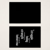 The struggle you're in today developing strength (Front & Back)