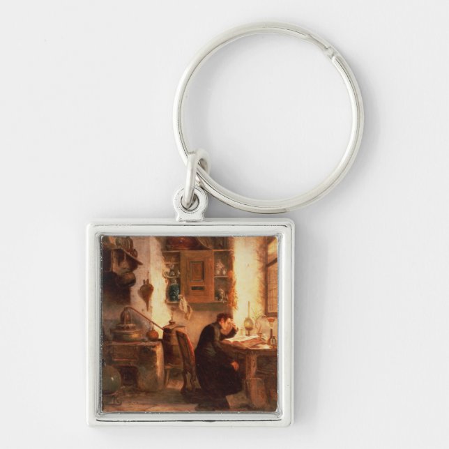 The student of chemistry and pharmacy keychain (Front)