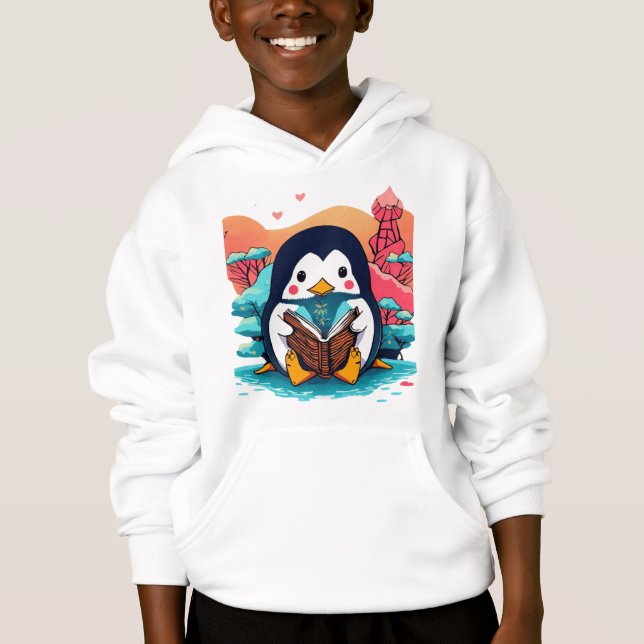The Studious Penguin Hoodie (Front)