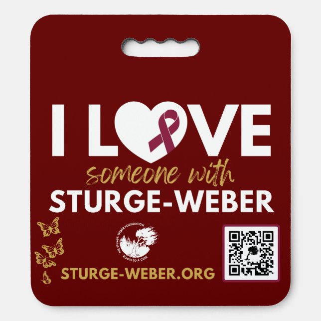 The Sturge-Weber Foundation Stadium Seat Cushio (Front Vertical)