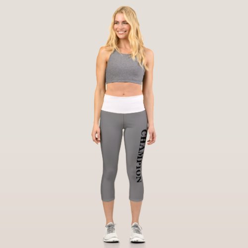 THE STYLE OF CHAMPION CAPRI LEGGINGS