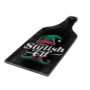 The Stylish Elf Group Matching Family Christmas  Cutting Board