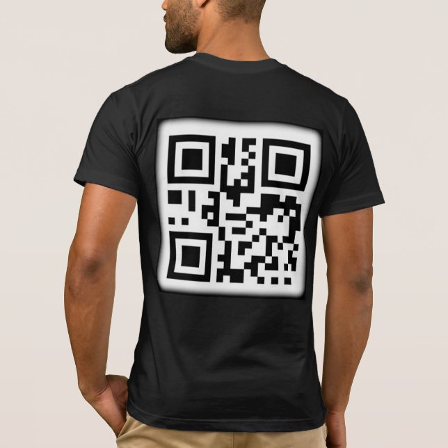 The Stylish QR Code T-Shirt (Back)