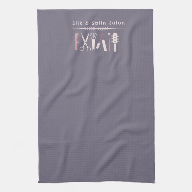 The Stylist's Signature - Personalized Salon Towel (Vertical)