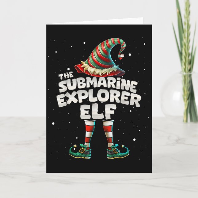 The Submarine Explorer Elf Family Matching Group C Card (Front)