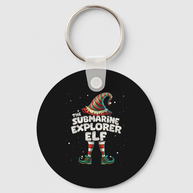 The Submarine Explorer Elf Family Matching Group C Keychain (Front)