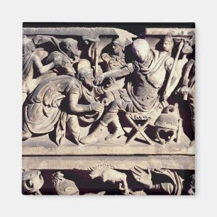 The submission of a barbarian to a Roman Magnet