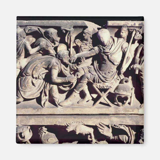 The submission of a barbarian to a Roman Magnet (Front)