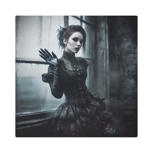 The Subtle Symphony of an Ordinary Girl 614 Metal Print (Front)