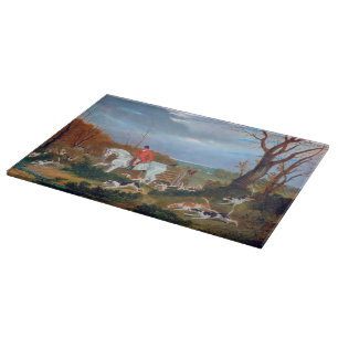 The Suffolk Hunt 1833 Fox Hunt Cutting Board