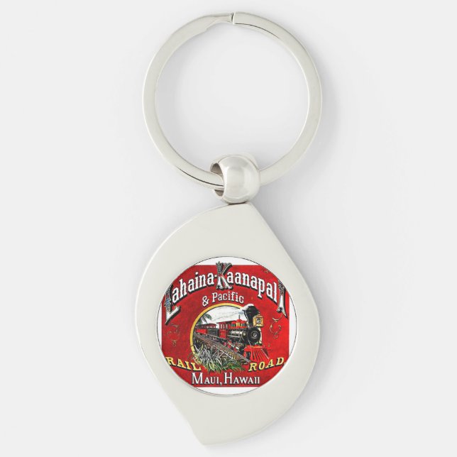 The Sugar Cane Train with Baldwin Locomotives   Keychain (Front)