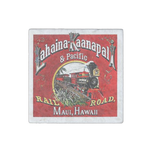 The Sugar Cane Train with Baldwin Locomotives    Stone Magnet