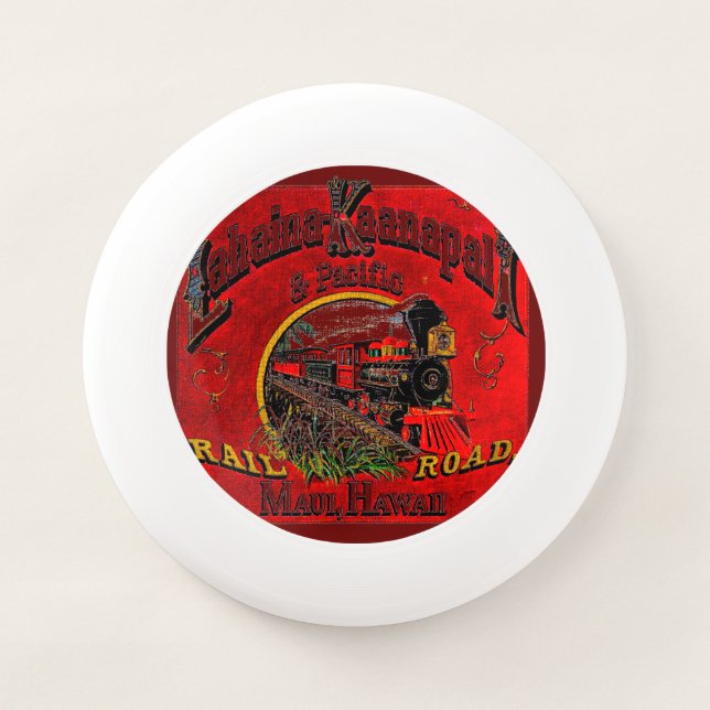 The Sugar Cane Train with Baldwin Locomotives    Wham-O Frisbee (Front)
