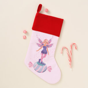The Sugar Plum Fairy of the North Pole Christmas Stocking