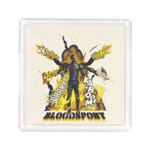 The Suicide Squad Bloodsport Action Graphic Acrylic Tray