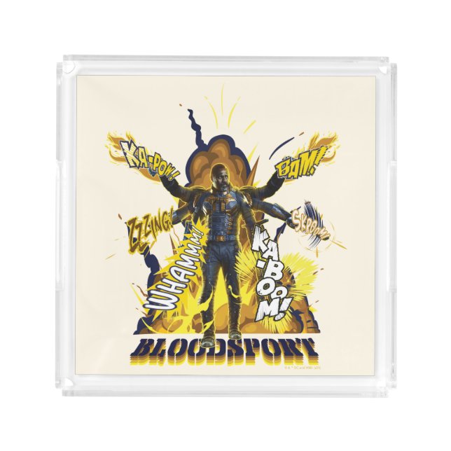 The Suicide Squad | Bloodsport Action Graphic Acrylic Tray (Front)
