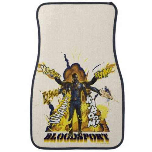 The Suicide Squad  Bloodsport Action Graphic Car Floor Mat